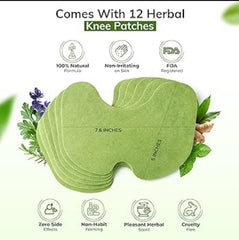 FlexiKnee – Natural Knee Pain Patches for Joint, Arthritis & Muscle Relief