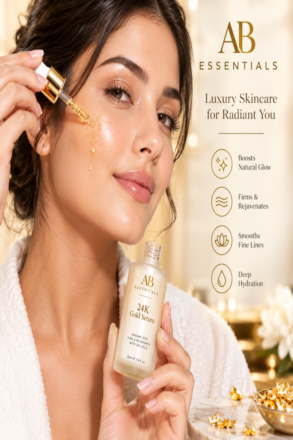 24K Gold Collagen Serum