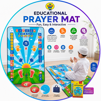 Educational Prayer Mat for Kids